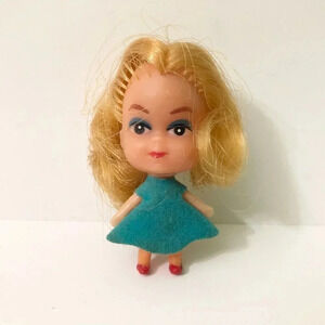 Vtg Liddle Kiddle Clone Doll  2 Inch Tall Hong Kong